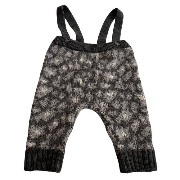 Tocoto Vintage Boys Wool Alpaca Suspender Pants - 12M - Picture 1 of 6
